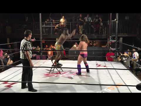 Fred Yehi hits a death valley driver on the chair on Joey Janela