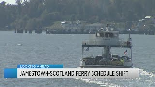 Jamestown-Scotland Ferry switches to offseason schedule