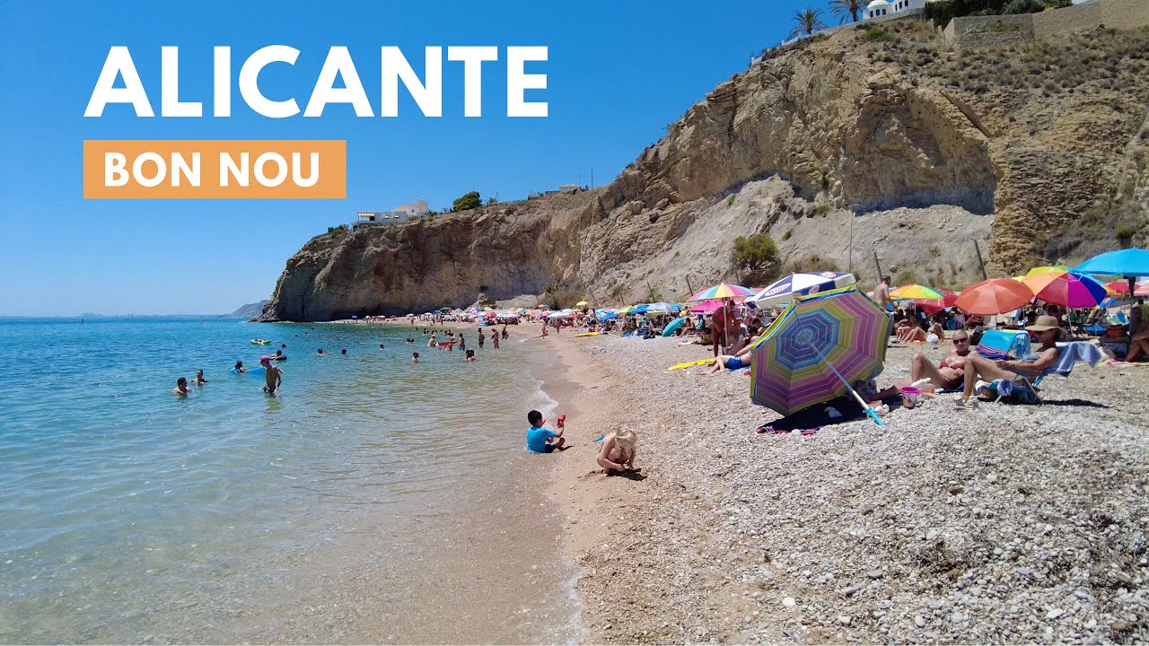 Alicante Beach Walk 2023 -  Bon Nou / SPAIN