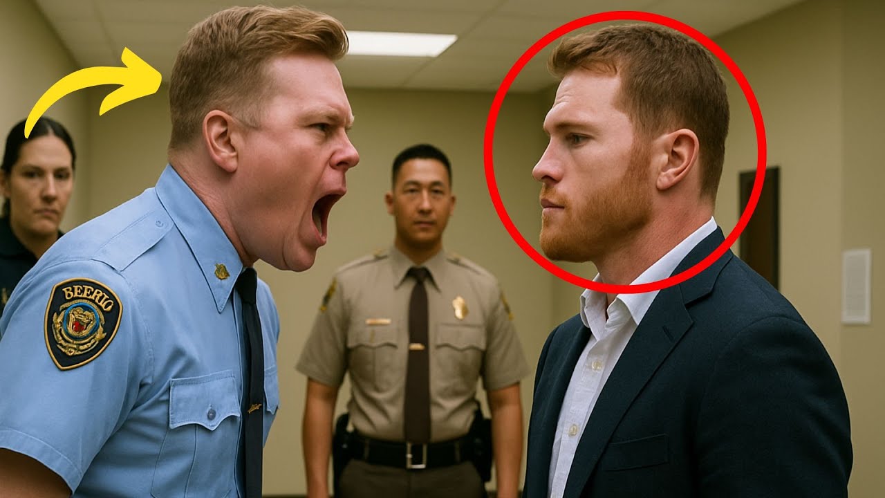 Policía escupe a Canelo sin saber quién era — lo que sucede después es impresionante