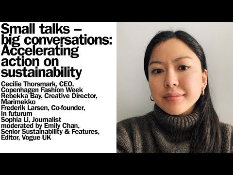 Small talks – big conversations: Accelerating action on sustainability