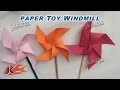 DIY How to make Paper Toy Windmill (Easy craft ...