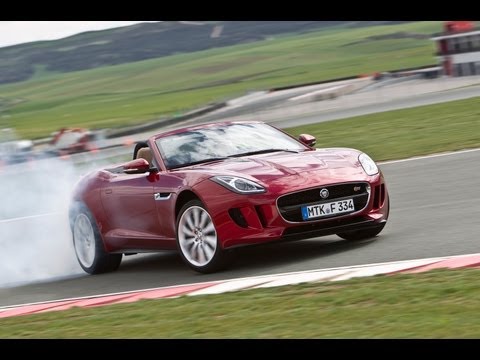 Jaguar F-type driven on road and track - www.autocar.co.uk