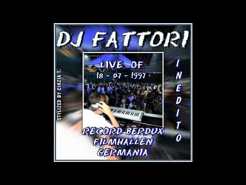 DJ FABRIZIO FATTORI@INEDITO-LIVE RECORD BERDUX FILMHALLEN/GERMANIA OF 18-07-1997 (Video by Cinzia T)