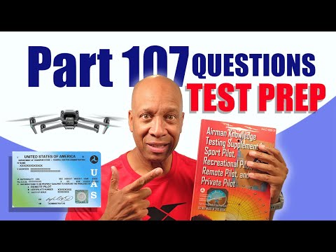 FAA Part 107 Exam TEST PREP Study Guide 60 Questions-100% PASS!