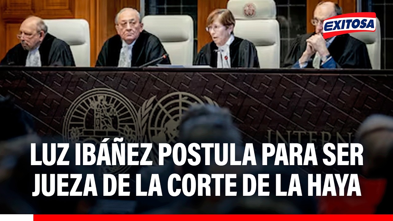🔴🔵 Luz Ibáñez, jurista peruana, postula para ser jueza de la Corte de la Haya
