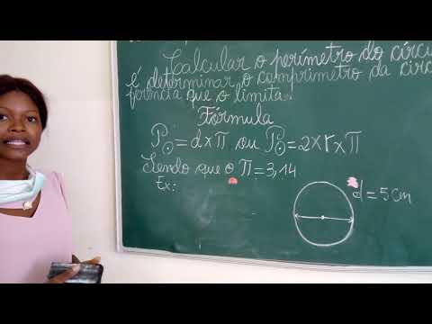 5ª Classe  -  Matemática  -  Calcular o Perímetro do Círculo