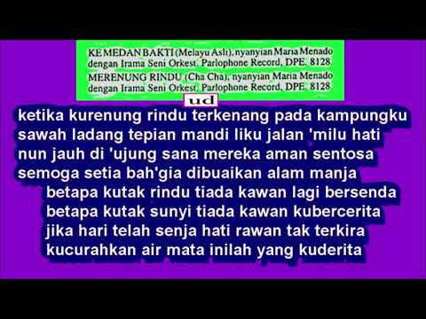 Maria Menado dgn Irama Seni Orkest - Merenung Rindu - 1960