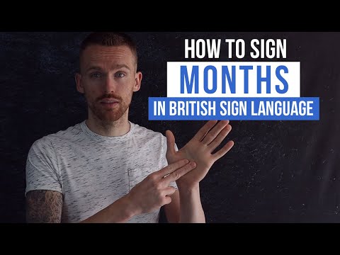 How to Sign Calendar Month in BSL