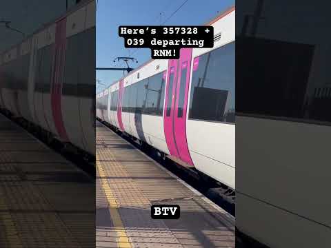 Here’s 357328 + 039 departing RNM! #trainspotteruk #trainspottinguk #trainspotting #c2c #railway