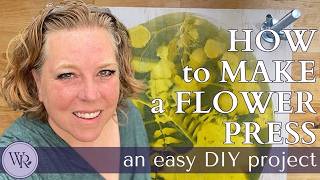 How to Make a Flower Press | Easy DIY Flower Press for Beginners