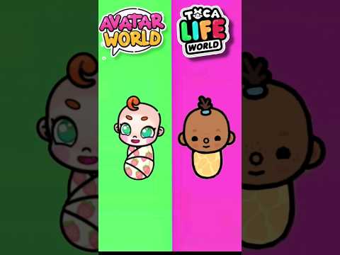 AVATAR WORLD VS TOCA BOCA . Which is Better?#avatarworld #tocaboca#genderswap #avatarworldgame