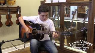Video thumbnail for SOLD: 1941 Gibson J-35 at Lowe Vintage by Lowe Vintage Instrument Company