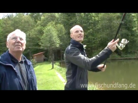 Tremarella fishing at the trout lake