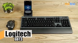 Logitech G613 Wireless Mechanical Gaming Keyboard - RUS - USB - EMEA (920-008395) - відео 1