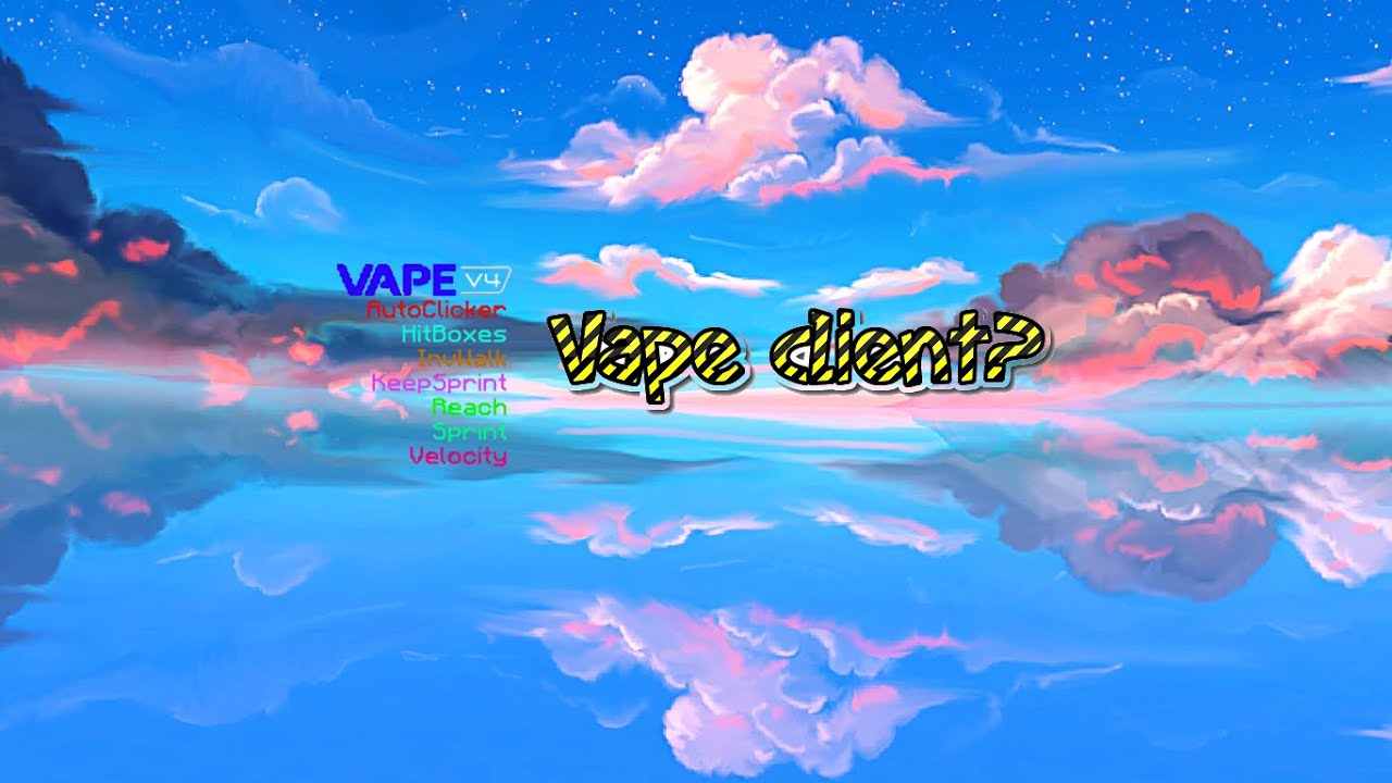 So, I bought vape client.