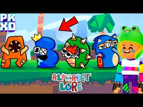 ALPHABET LORE pero son LOS RAINBOW FRIENDS - POPPY PLAYTIME 2 y (ANIMATION) PK XD 🐸 SIMBA