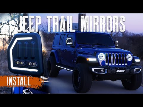 Boost Auto Jeep Trail Mirrors Installation Guide | 2018-2025 Jeep Wrangler and Gladiator JL/JLU & JT