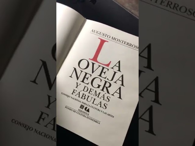 Vídeo relacionado con La Oveja negra y demás fábulas (El libro de bolsillo - Bibliotecas de autor - Biblioteca Monterroso)