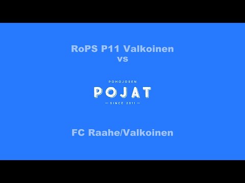 RoPS P11 Valkoinen vs FC Raahe / Valkoinen