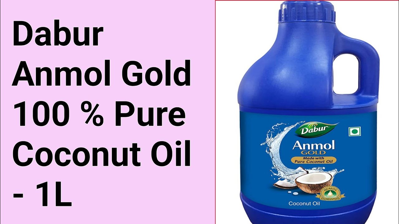 Dabur Anmol Gold 100 % Pure Coconut Oil - 1 L Rs 273 Only