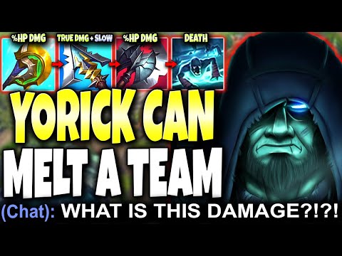 I finally found the item combo Build that will make Yorick MELT A TEAM in Season 11!!