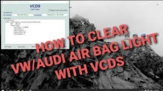 AIR BAG RESET VW/AUDI WITH VCDS