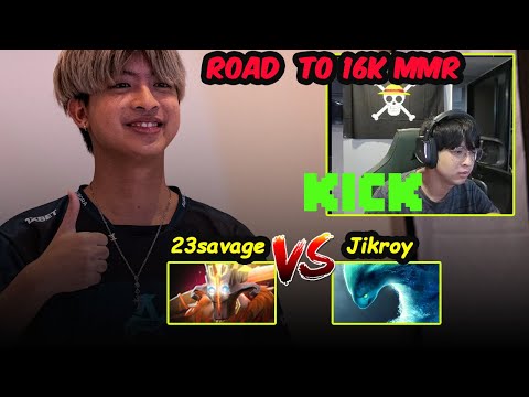 23savage Juggernaut vs jikroy Morphling SEA RANKED 16K MMR CARRY BATTLE