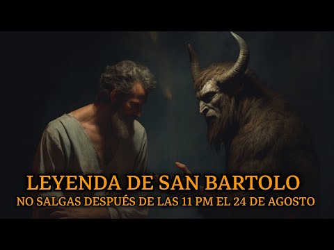 DO NOT GO OUT AFTER 11 PM ON AUGUST 24, (LEGEND OF SAN BARTOLO)