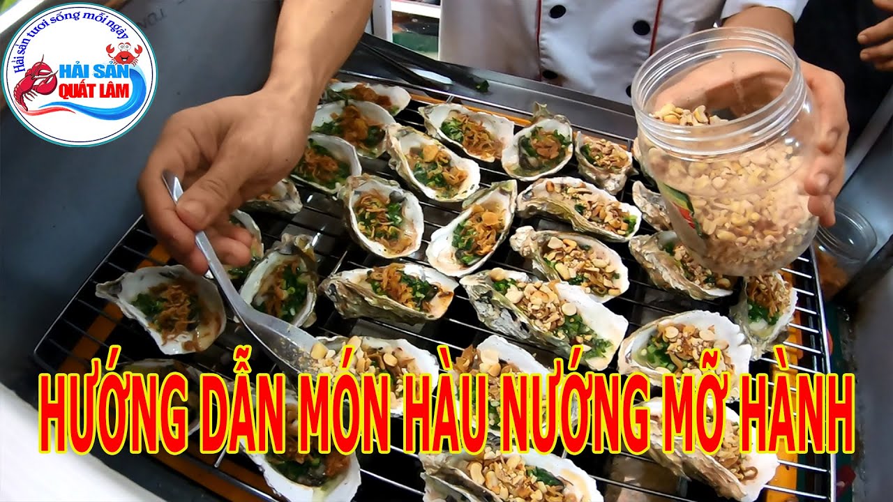 Hàu nướng mỡ hành