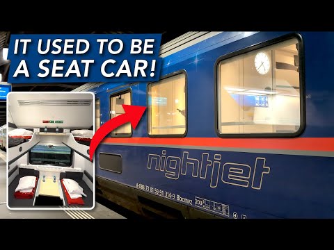 How ÖBB transformed Seat Cars into Brand New Couchette Cars - Comfort Couchette Review