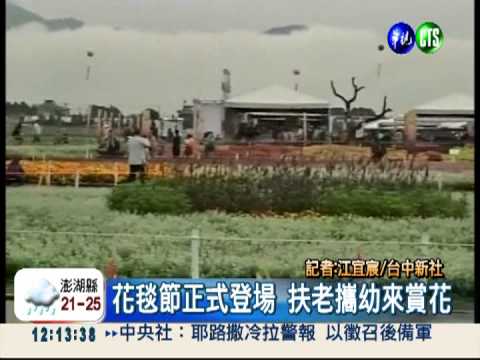 新社花毯節開幕 全家大小來賞花