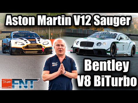 Team FNT – Aston Martin 6.0L V12 Saugmotor vs. Bentley 4.0L BiTurbo! Da gibt's was auf die Ohren!