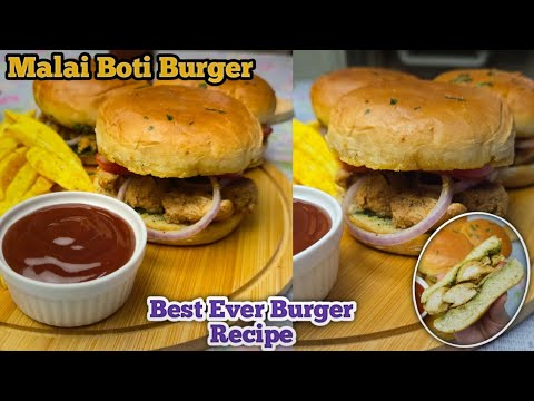 You Won't BELIEVE What's Inside This Burger! (Malai Boti Secret Revealed),Malai Boti Burger Recipe