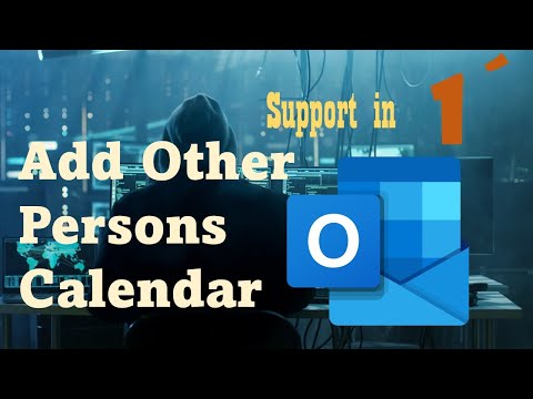 Add or Open another Person's Calendar in Outlook