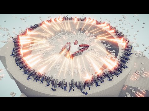 100x GATLING GUNS vs EVERY UNIT - Totally Accurate Battle Simulator