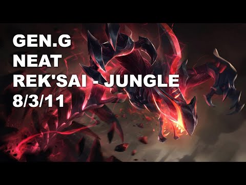 Gen.G Neat Jungle Rek'Sai vs Lee Sin - KR Master Patch 10.9