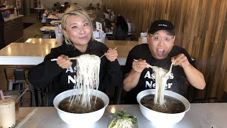5 POUND PHO CHALLENGE with COMPETITIVE EATER RAINA HUANG