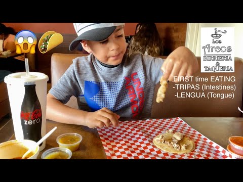Trying Tripitas (Intestines) and Lengua (Tongue) Tacos for the First Time
