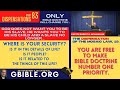 Dispensations 83. Mosaic Law 19. Moses: A Type Of Christ. Freedom Over Security. Pastor McLaughlin.