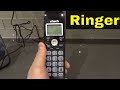 How To Turn Off Ringer On A Vtech Cordless Phone Tutorial