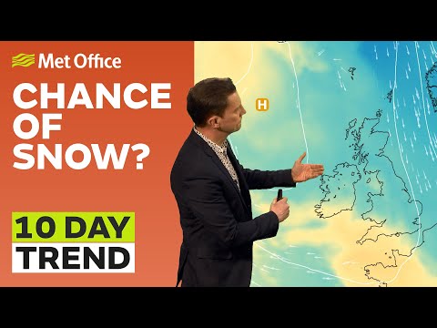 10 Day Trend 01/03/2023 – Increased chance of snow next week  - Met Office Weather Forecast