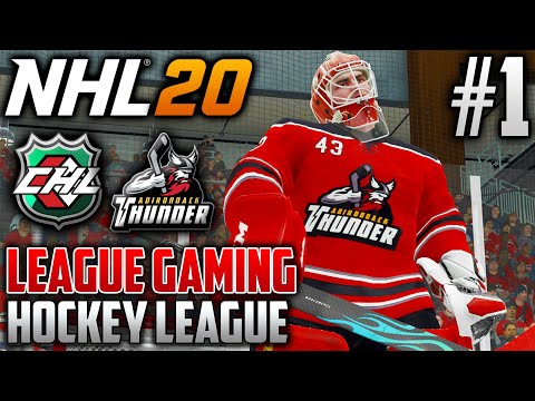 NHL 20 LGHL Goalie | Adirondack Thunder LGCHL | EP1 | THE TIME HAS COME...