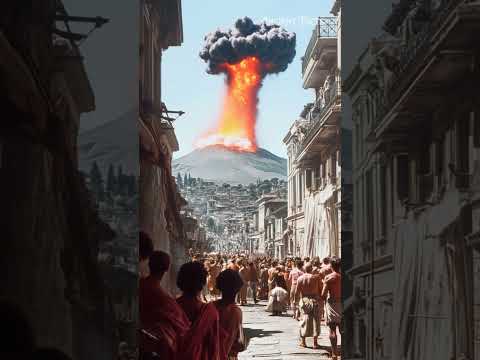 AI Recreates life in Pompeii on 79 AD during the day of the Mount Vesuvias eruption