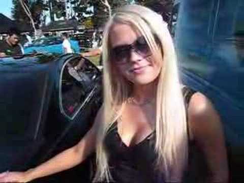 001 interviews a lovely lady at 2007 Bimmerfest