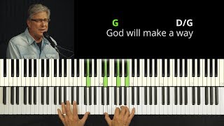 Don Moen - God Will Make A Way | Easy Piano Tutorial