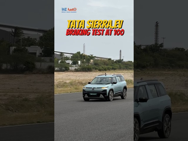 Tata Sierra EV: Braking Test