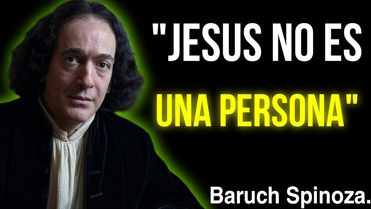 SPINOZA LO DESCUBRIÓ! : Jesus No es una Persona!