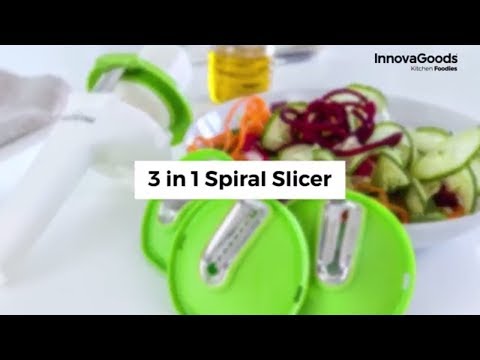 Spiralni rezač za povrće 3u1 InnovaGoods Spiral