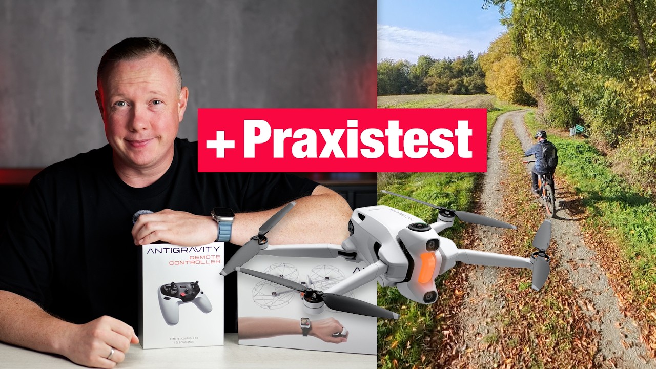 Keine Brille nötig! Antigravity A1 mit Watch Remote & Ring im Tracking Praxischeck